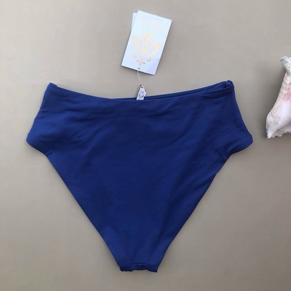 NWT BECCA Royal Blue Cutout Bikini - Picture 9 of 9